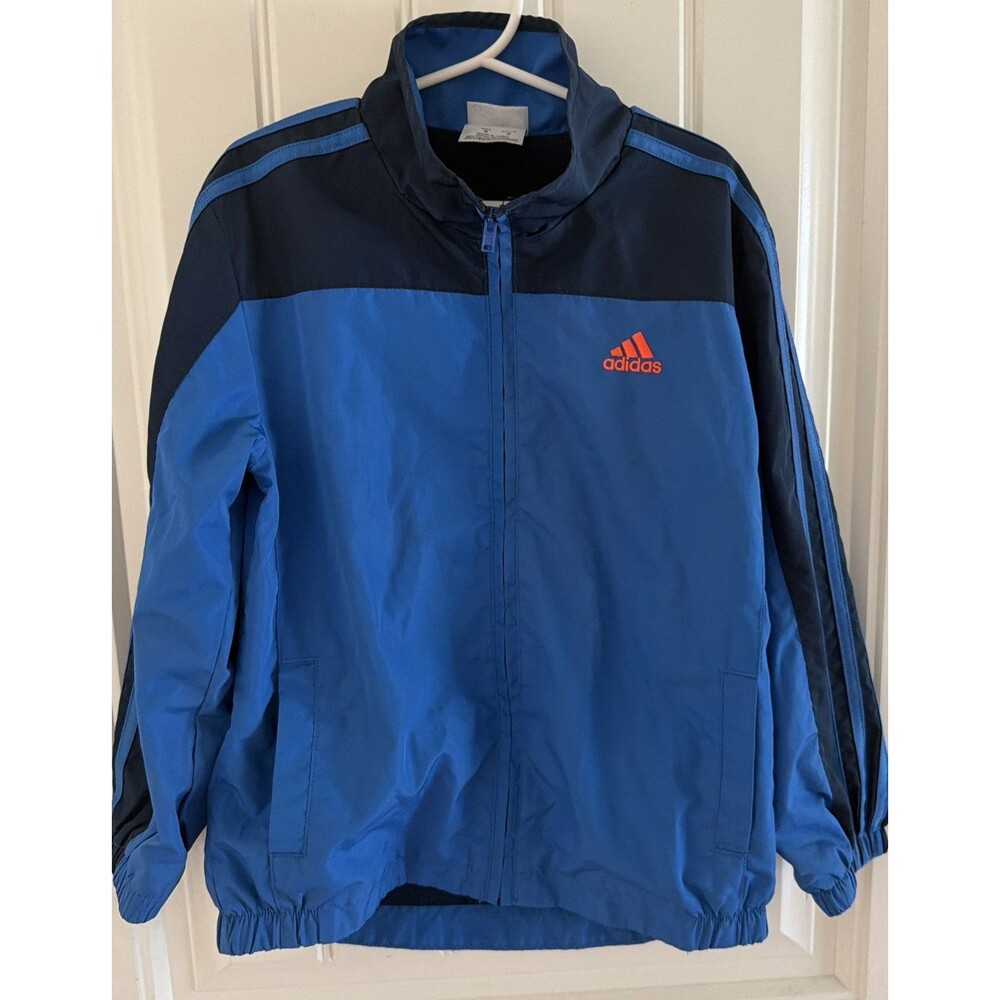 Adidas Boys Lightweight Jacket Size 6 Polyester